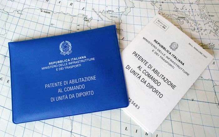 Buy Real Italian Boat license