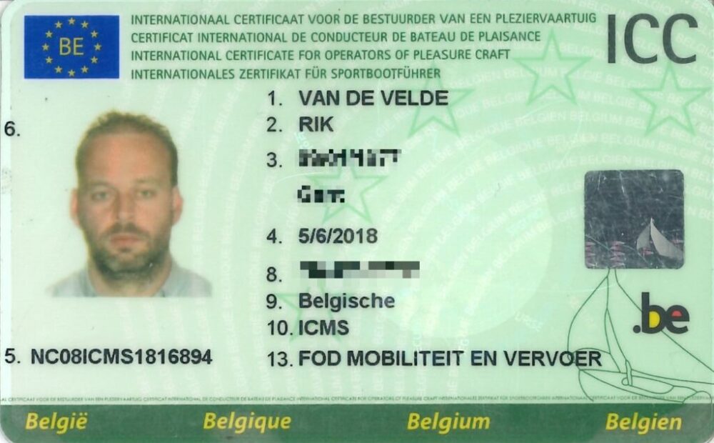 Buy Belgian boat license online